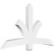 Ekena Millwork Davenport Architectural Grade PVC Gable Bracket, 72"W x 42"H x 4"D x 6"F, 14/12 Pitch GBP072X42X0406DAV00 - alternate 1